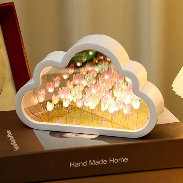 DIY Mirror Dreamy Tulip Night Light